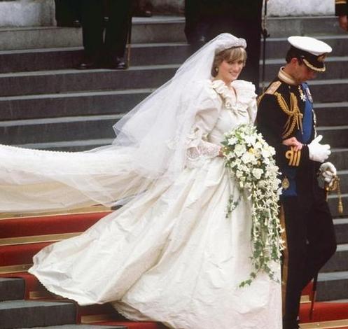 Princess Diana's gown was immense The train alone was 25 feet in length